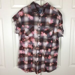 Black Jack Flannel Distressed Cut Off Lumberjack